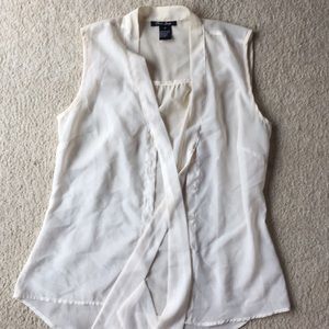 Sheer Button Up Blouse